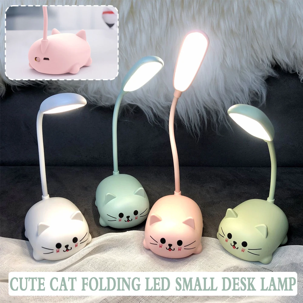 Cute Pet Pig Night Light USB Charging LED Table Lamp For Kids, Study, And Bedside Decor pink