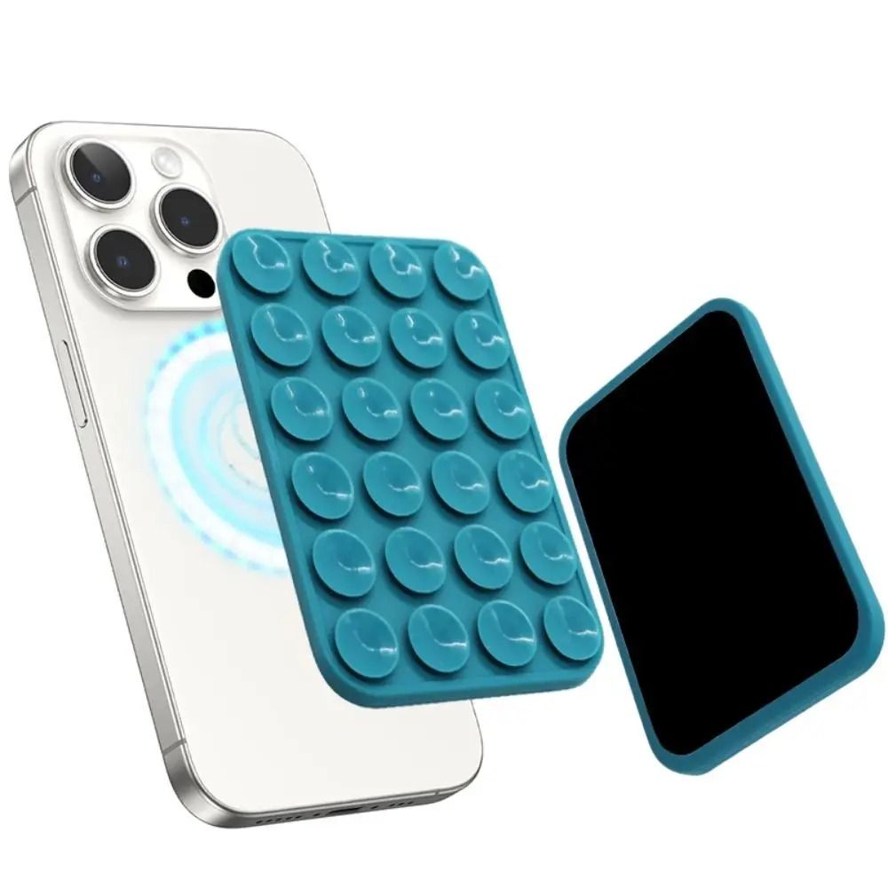 MagSafe Magnetic Suction Mount Universal Silicone Wall & Surface Bracket rose Red