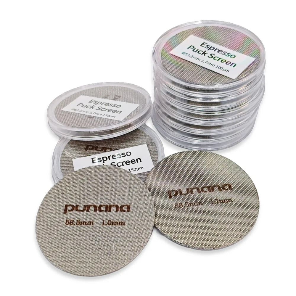 Punana Precision Espresso Puck Screen Professional 316 Stainless Steel Mesh (51 53.3 58mm) 58.5 Mm 1.7 Mm 100 Um