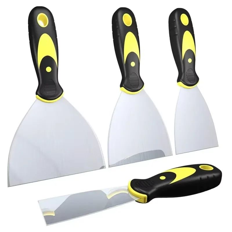 Stainless Steel Putty Knife Scraper Set 2 3 4 5 In Paint & Construction Cleaning Tools 3 In