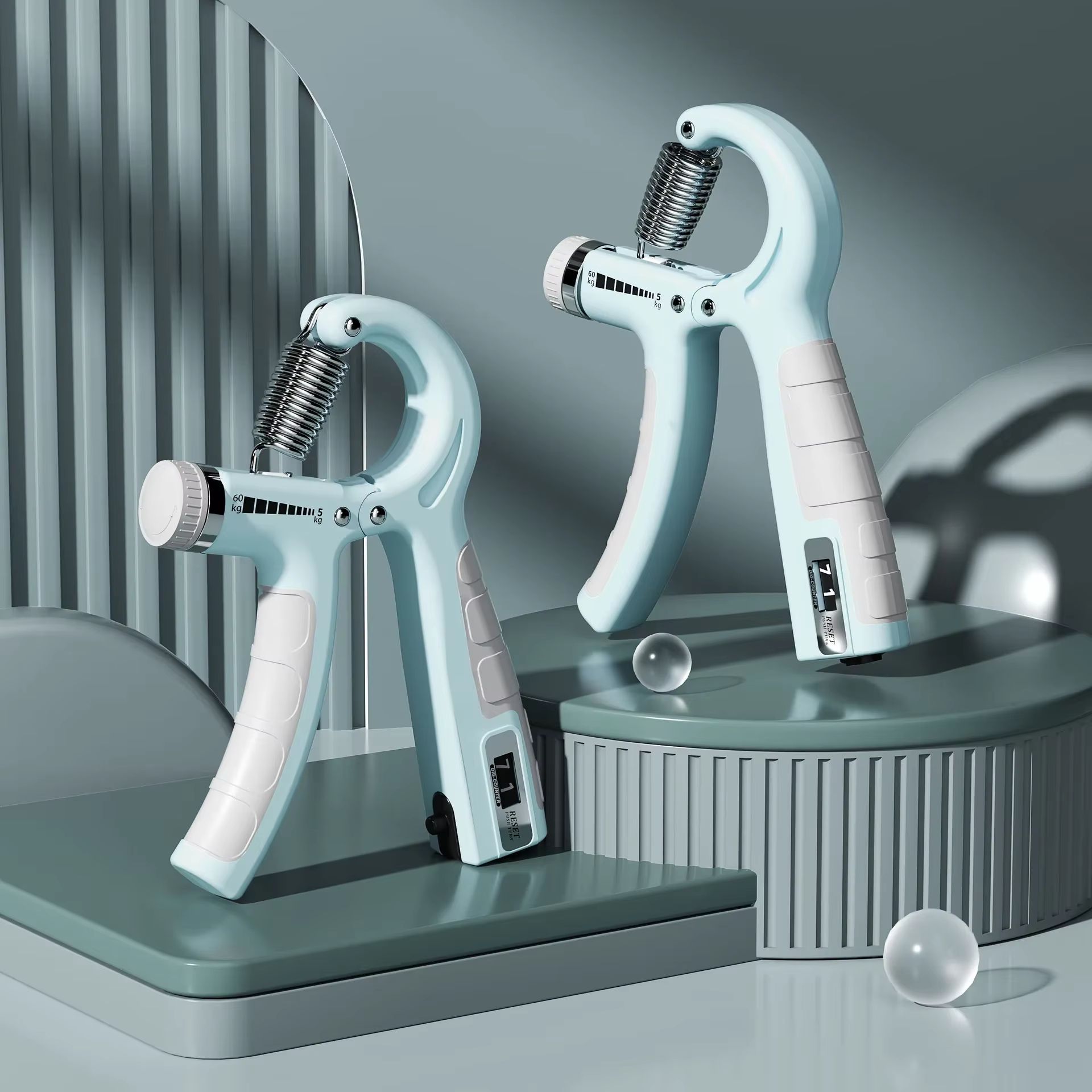 Adjustable Forearm Strengthener Hand Grip Trainer For Muscle Building & Grip Power black No Counter