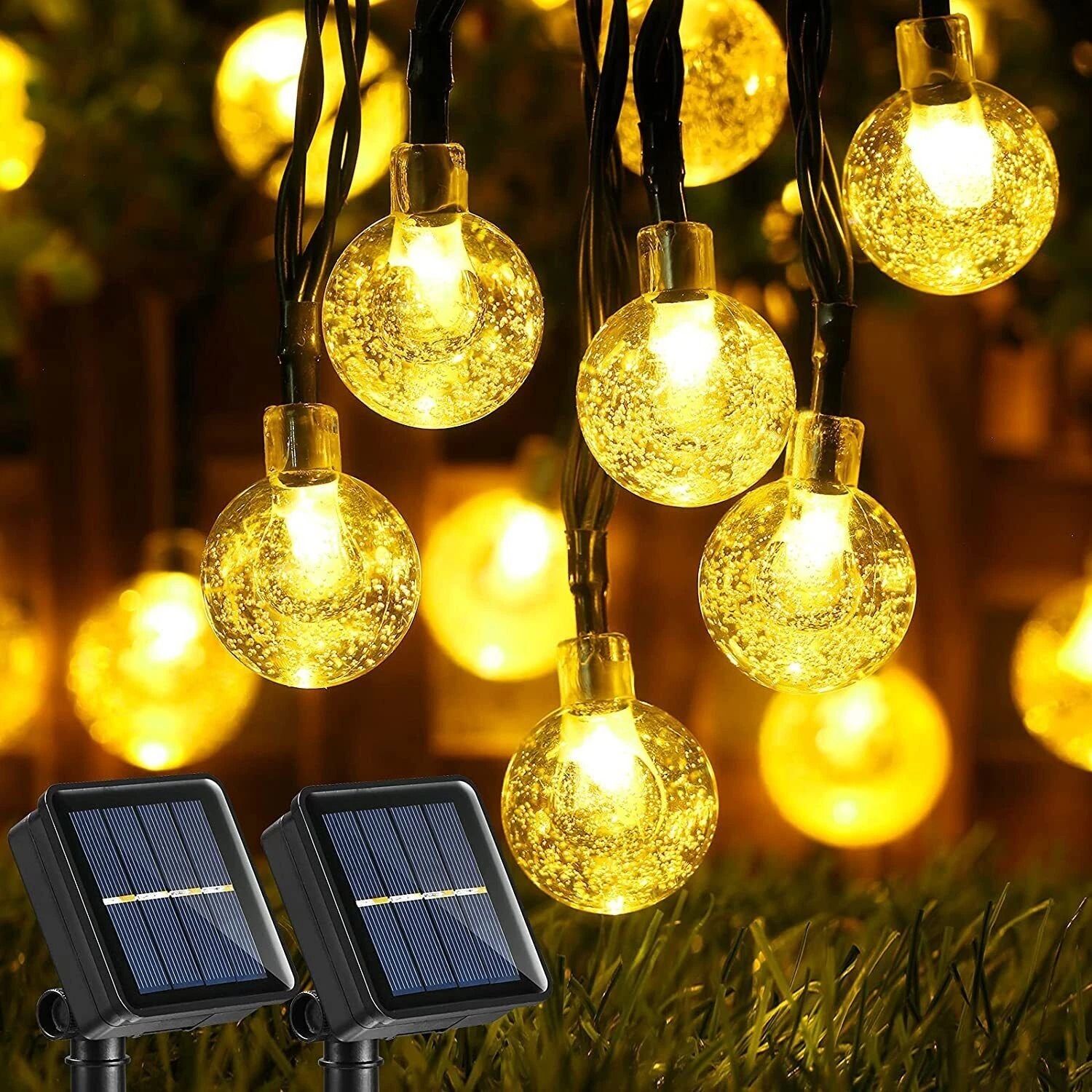 Solar Powered LED String Light For Garden Path And Yard Decor, Waterproof Outdoor Lamp Solar Powered LED String Light For Garden Path And Yard Decor, Waterproof Outdoor Lamp