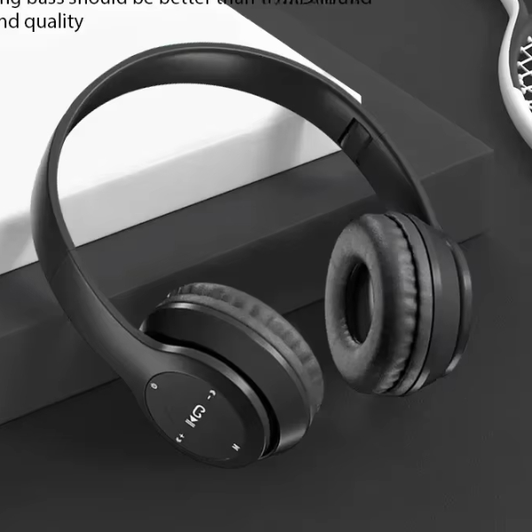 Wireless Bluetooth Headphones Over Ear HIFI Stereo Headsets With Noise Reduction Ideal For Gaming And Music Lovers white