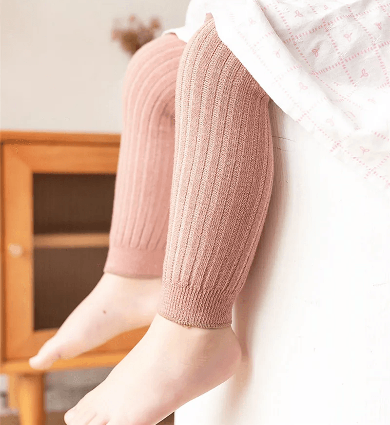 CozyFlex Cotton Baby Leggings Spring Autumn Knit Pants For Boys And Girls pink 4 5years (xl)