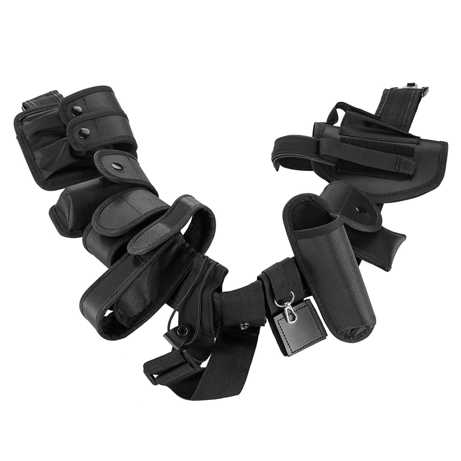 Tactical Duty Belt For Security & Police, Modular Nylon Equipment, Strong, Adjustable Tactical Duty Belt For Security & Police, Modular Nylon Equipment, Strong, Adjustable