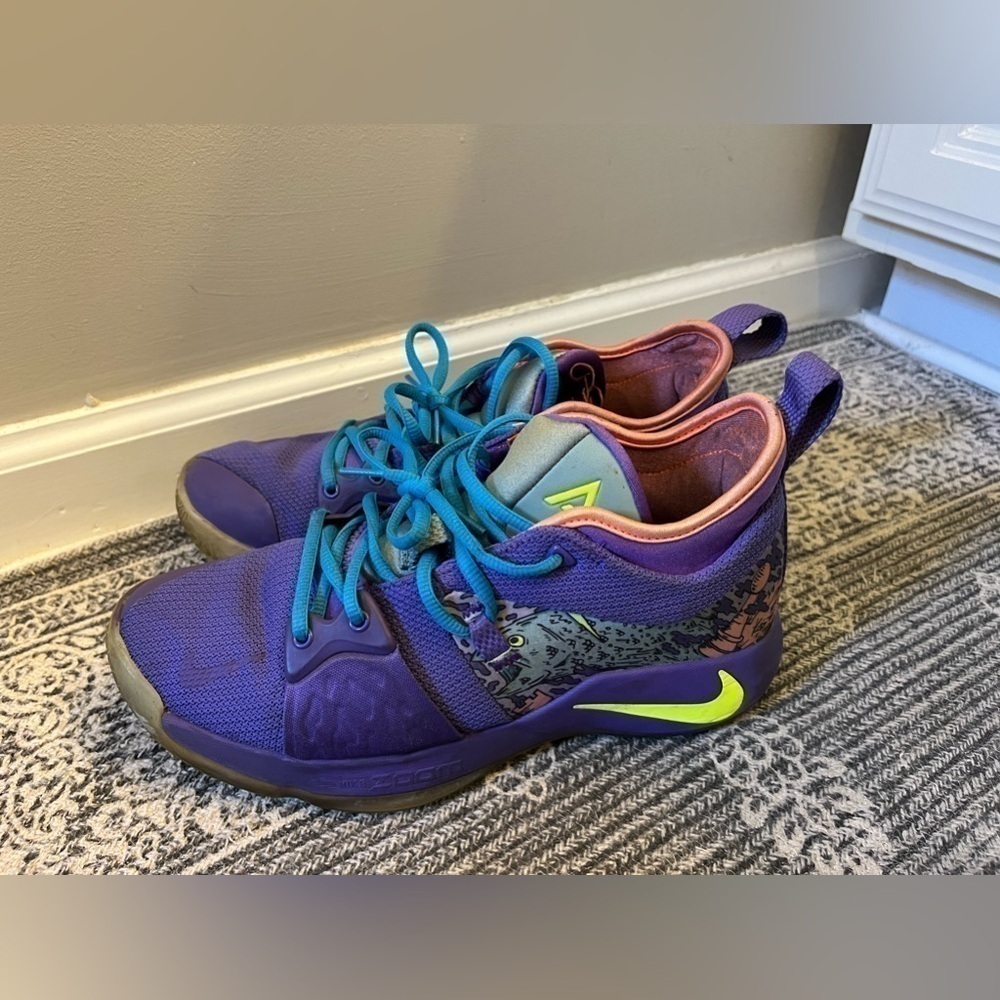 Nike Shoes | 2018 Pg 2 'Mamba Mentality Nike Basketball Shoe Size 8 | Color: Orange/Purple | Size: 8