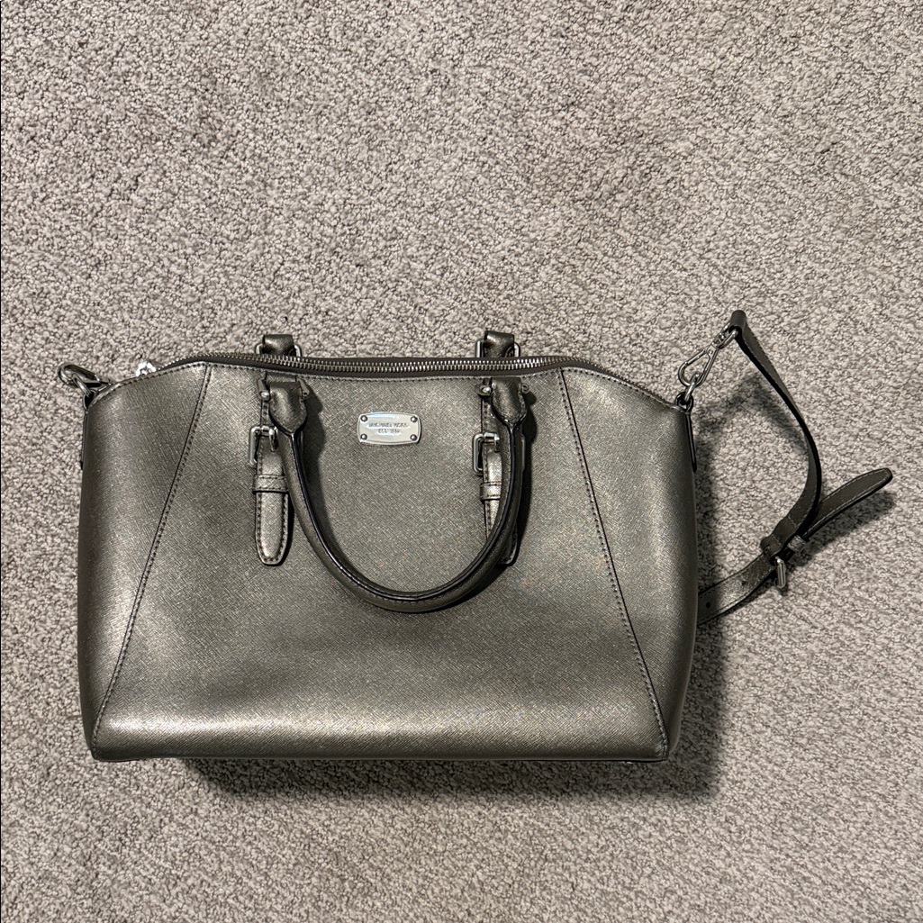 Michael Kors Bags | Elegant Silver Handbag Michael Kors | Color: Silver | Size: Os