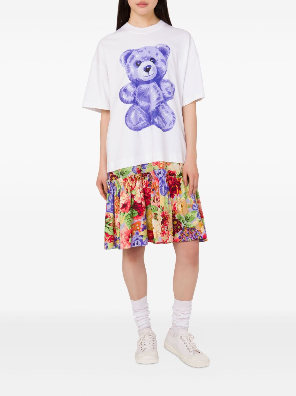 Moschino Teddy Bear Übergrößen Baumwollkleid