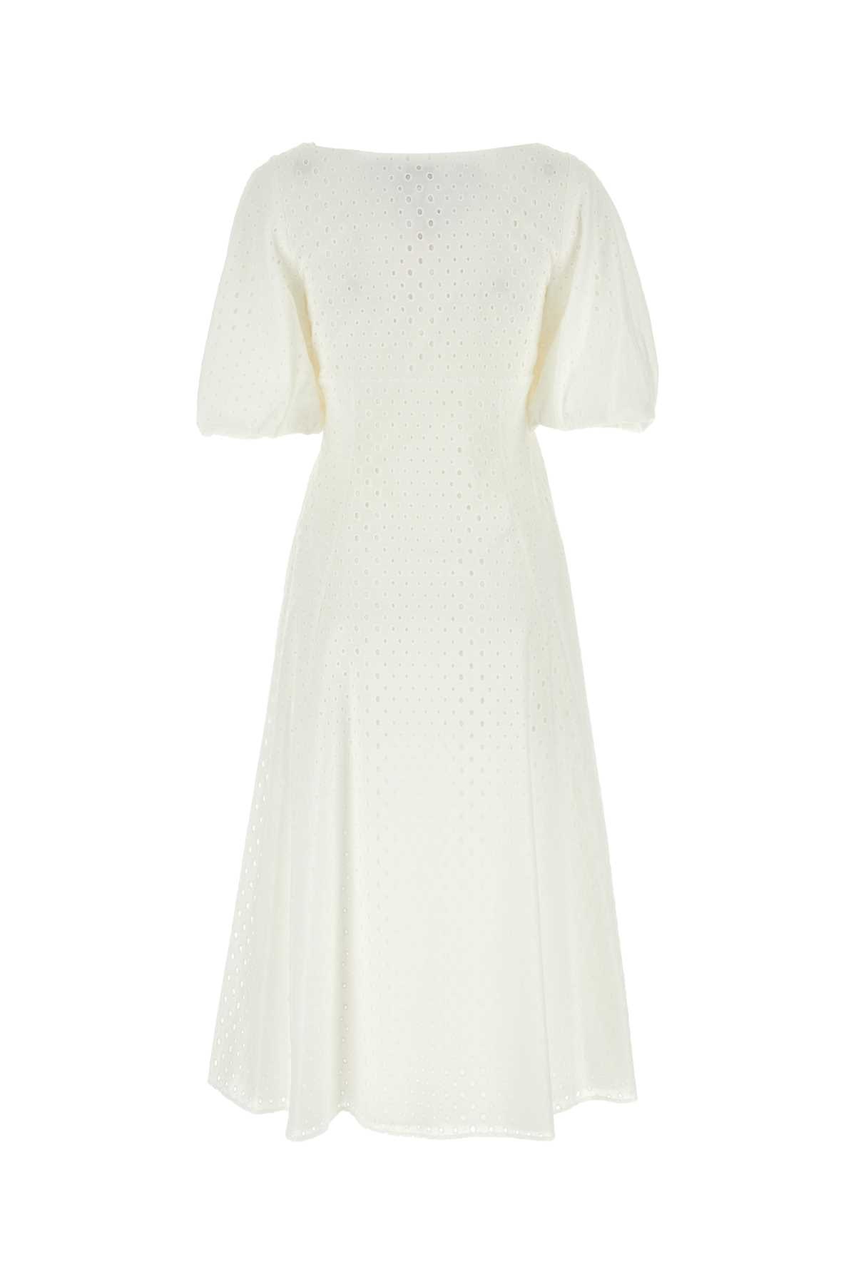 Weißes Broderie Anglaise Kleid EU 34 / UK 6