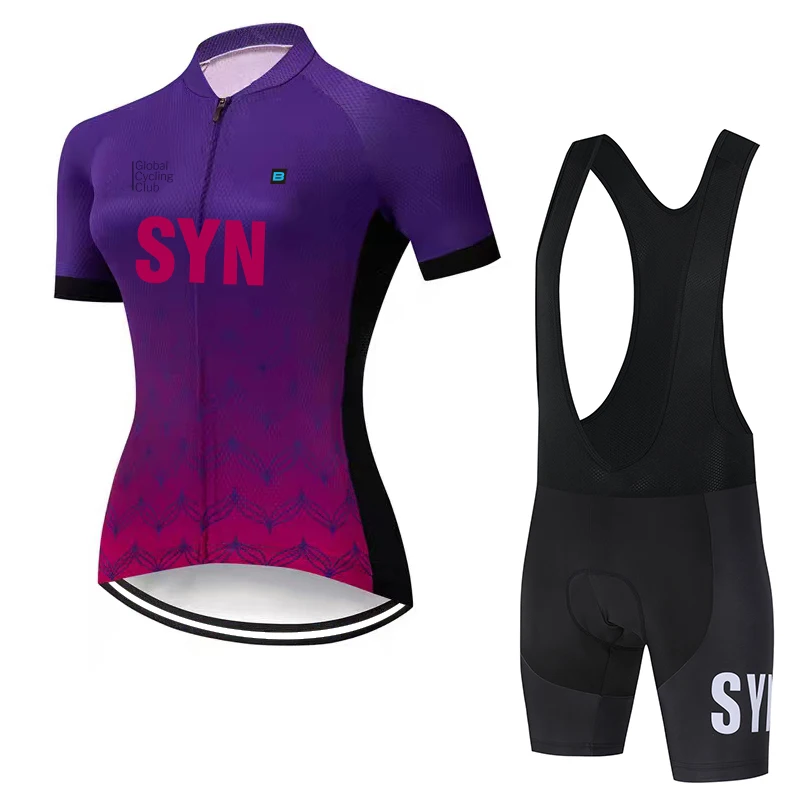 Vêtements de sport cycliste pour femmes SYN, pantalons de cyclisme, hauts de cyclisme sur route d
