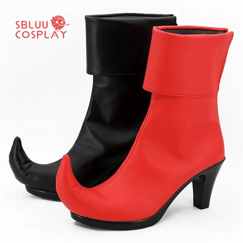 SBluuCosplay Clown Mädchen Cosplay Schuhe High Heels Halloween Party Themen Veranstaltungen Nach Maß Stiefel