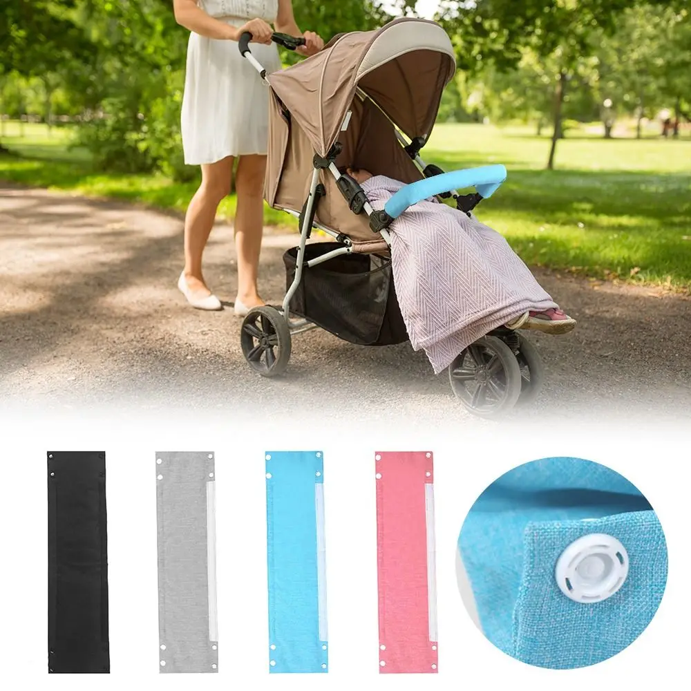 NEUE Staubdicht Kinderwagen Griff Abdeckung Universal Waschbar Kinderwagen Lenker Abdeckung Atmungsaktive Kinderwagen Bar Abdeckung Baby Kinderwagen Image