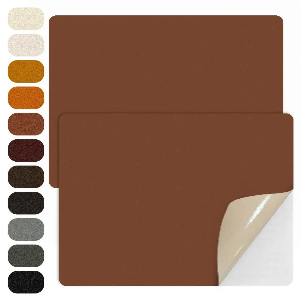 Selbstklebendes Leder-Reparaturflicken, 20 x 30 cm, mattes Möbel-Reparaturband, wasserdicht, UV-beständig, Reparatur-Set für Sofas Image