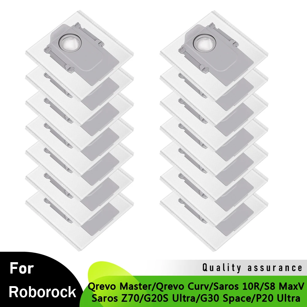 Staubbeutel für Roborock Qrevo Master/Qrevo Curv/Saros 10R/Saros Z70/G20S Ultra/G30 Space/P20 Ultra/S8 MaxV Staubsauger-Ersatzteile Image