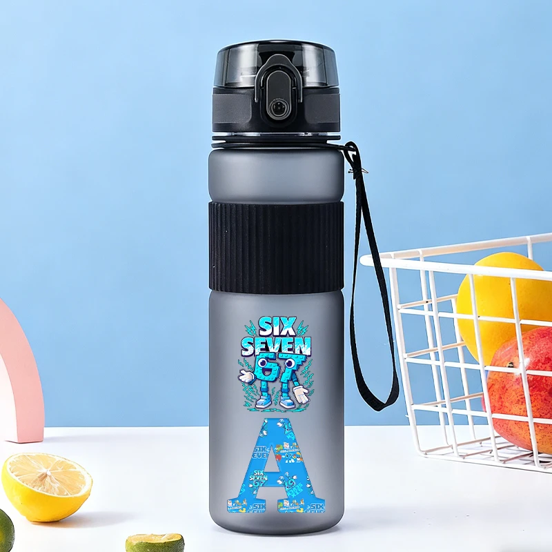 550 ml Steal A Brainrot Wasserflaschen Spiel 67 Six Seven Frosted Bottle Print Brief Sport Outdoor Gym Fitness Krüge Trinkbecher Image