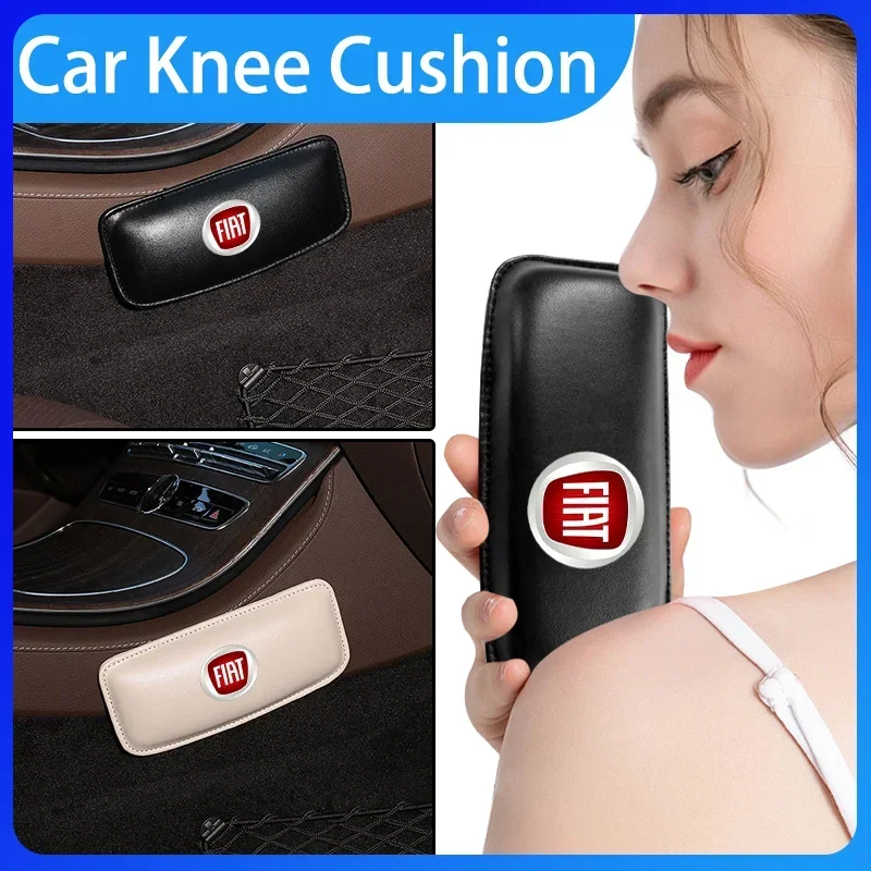 Auto-Kniekissen, weiches Kniepolster, Auto-Innenkissen, Autozubehör für Fiat 500, Punto Bravo Stilo Panda Abarth Tipo Viaggio Image