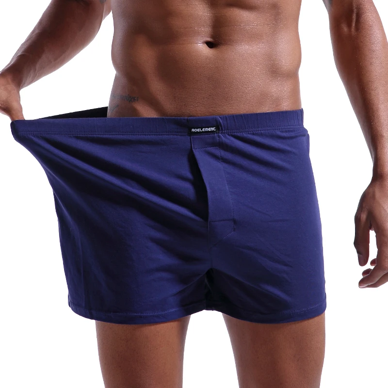 Sommerliche, lockere Herrenunterhose aus Baumwolle, Slips, bequeme Shorts, Viereckhose, Arro-Hose Image