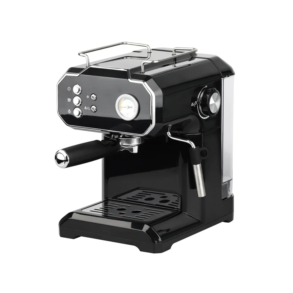 Espressomaschine mit Milchaufschäumer und 1,8L Kapazität - Halbautomatische Kaffeemaschine für Latte, Cappuccino und Espresso