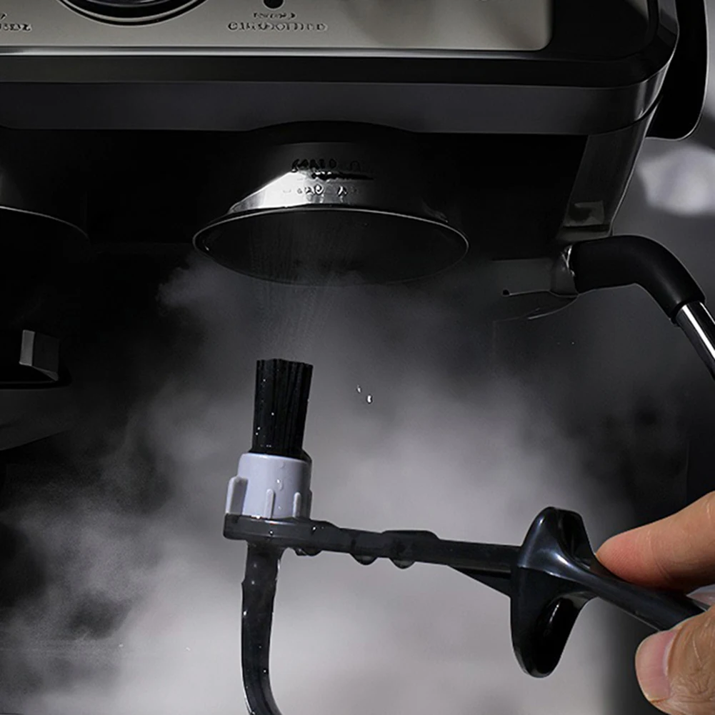 Dampfreinigungsbürste für Kaffeemaschinen, Reinigungsbürste für Espressomaschinen, Kaffee-Entkalkungsset für die Reinigung von Espressomaschinen Image