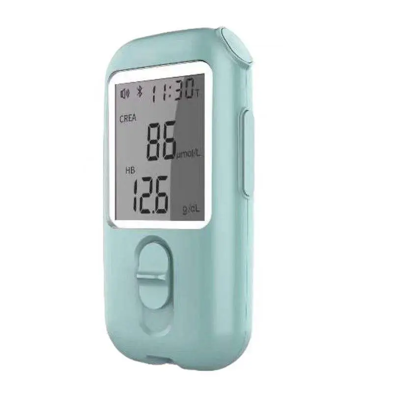 Tragbarer 5-in-1 Multifunktionstester: Kreatinin-, Zucker-, Harnsäure-, Hb- und EGFR-Testgerät Image