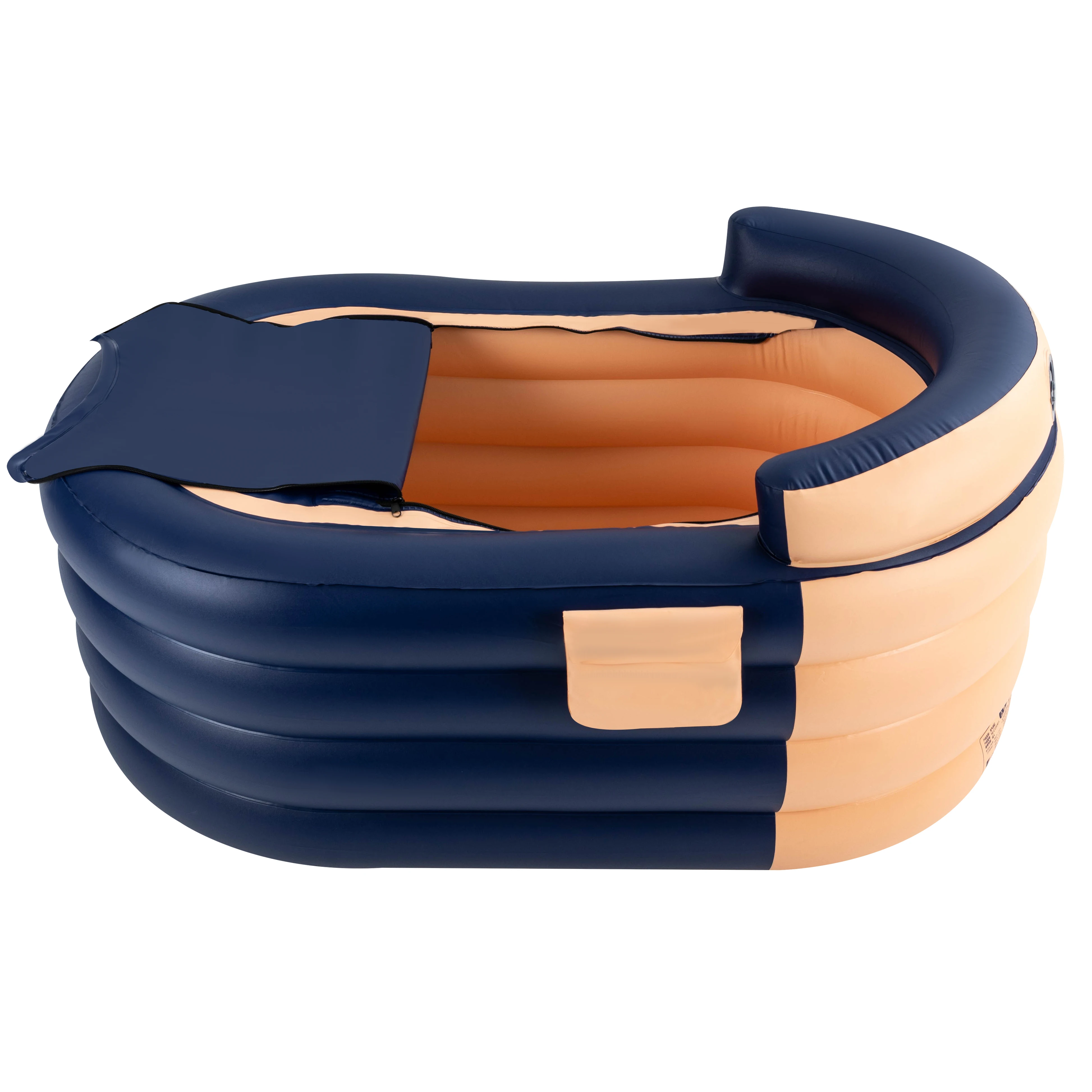 4-lagige aufblasbare Badewanne, aufblasbare Wanne für heißes Wasser & Eisbad, aufblasbare Einweichwanne mit Luftpumpe