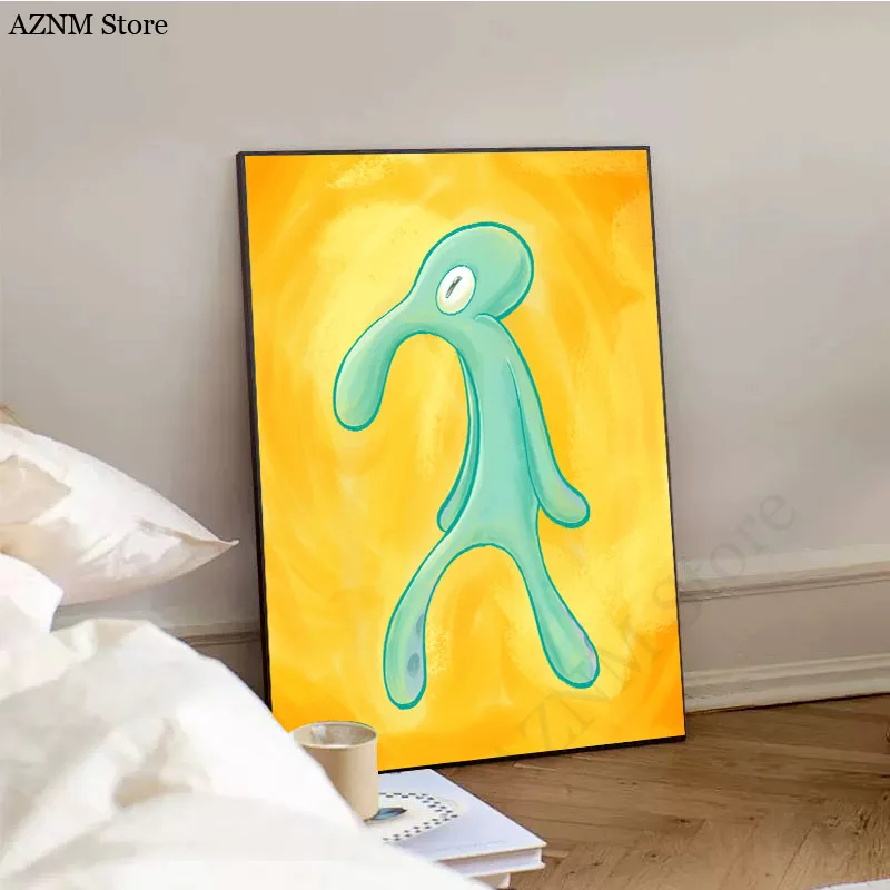 Bold and Brash Gallery Kunst Leinwand Malerei Drucke Poster Cartoon Lustige Thaddäus Wand Kunst Bild Nordic Wohnzimmer Wohnkultur