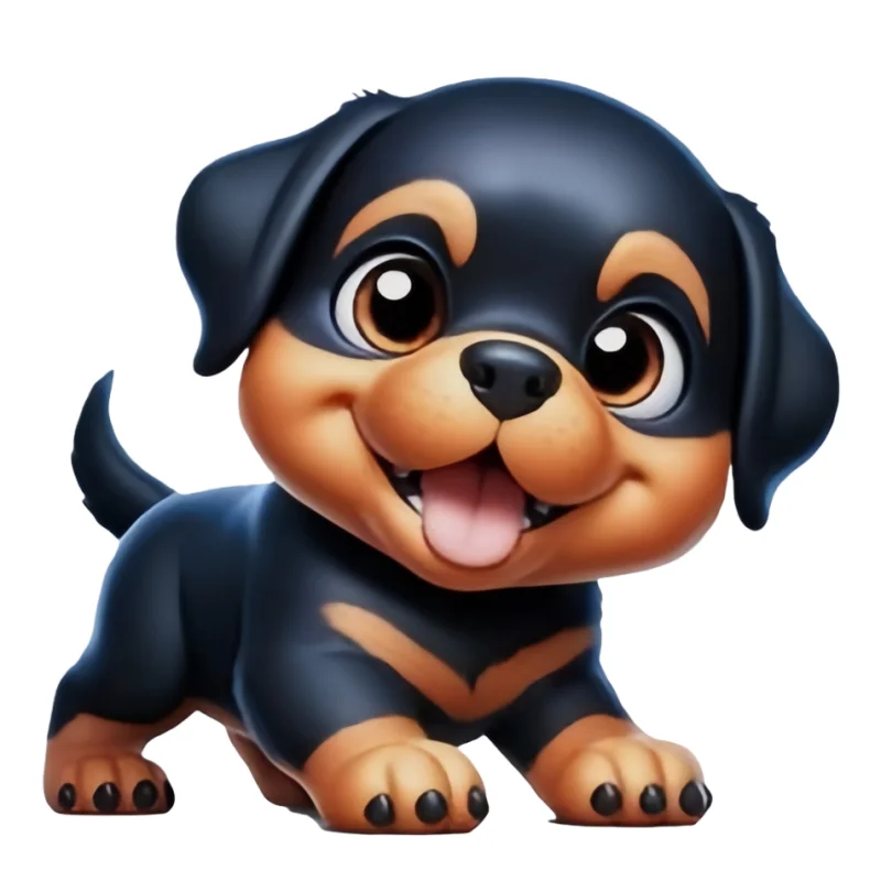 Liegender Welpe mit Herausgestreckter Zunge Form, Niedliche Tierförmige Silikonform im Healing-Stil zum Backen von Schokolade Image