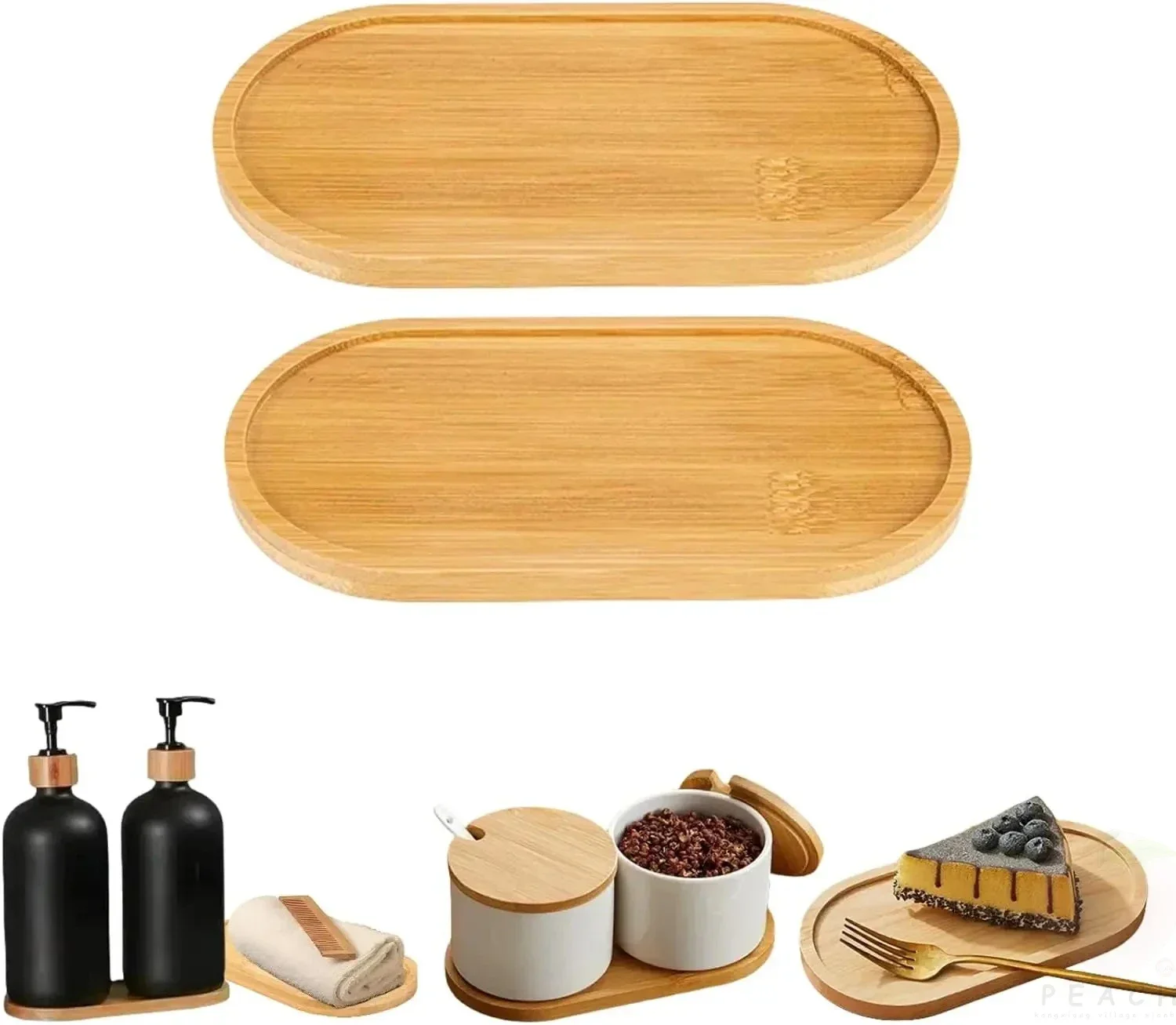 1Pc Japanische Geschirr Holz Platte Buche Oval Tablett Mini Massivholz Kleine Platte kinder Ganze Holz Platte Holz platte 18cm