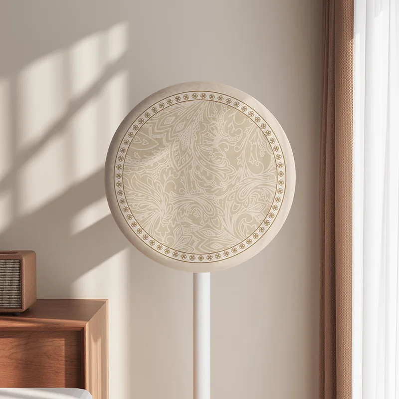 Ventilator-Abdeckung, vollständig umwickelt, elastisch, für elektrische Ventilatoren, Tischventilator, Standventilator, Bodenventilator, Ventilator-Staubschutz, universell, Cartoon-Stil Image