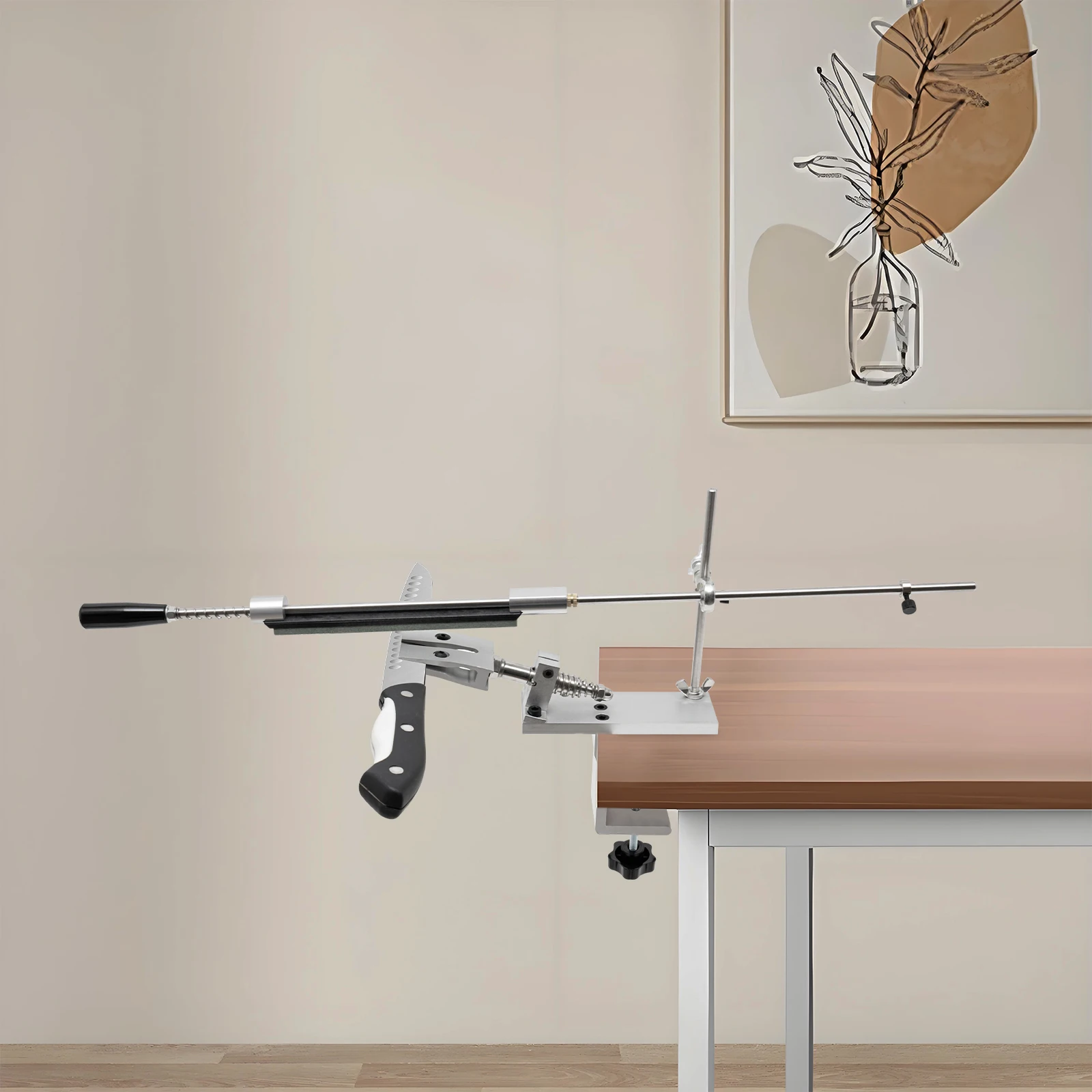 360 ° Professionelle Messerschärfmaschine mit festem Winkel und umklappbarem Design für Schneide-Enthusiasten Image