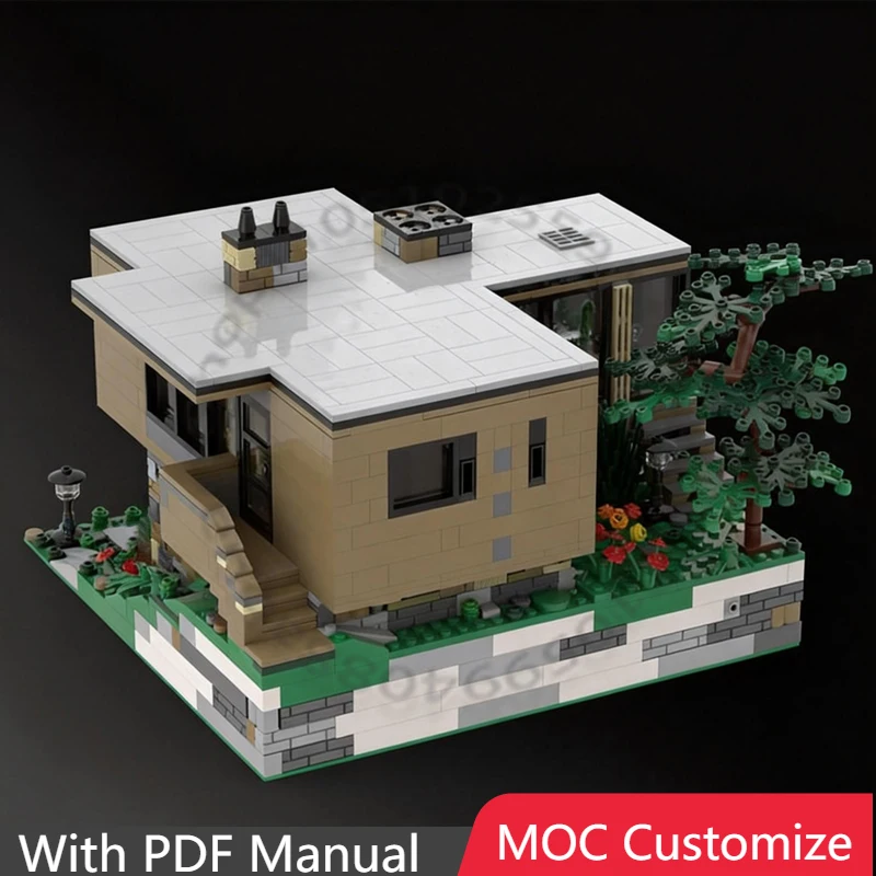 1694 Teile Chamberlain Cottage MOC Modulares Bausteinsystem, Beliebtes Einfaches DIY-Design, Urlaubsgeschenk für Jungen Image