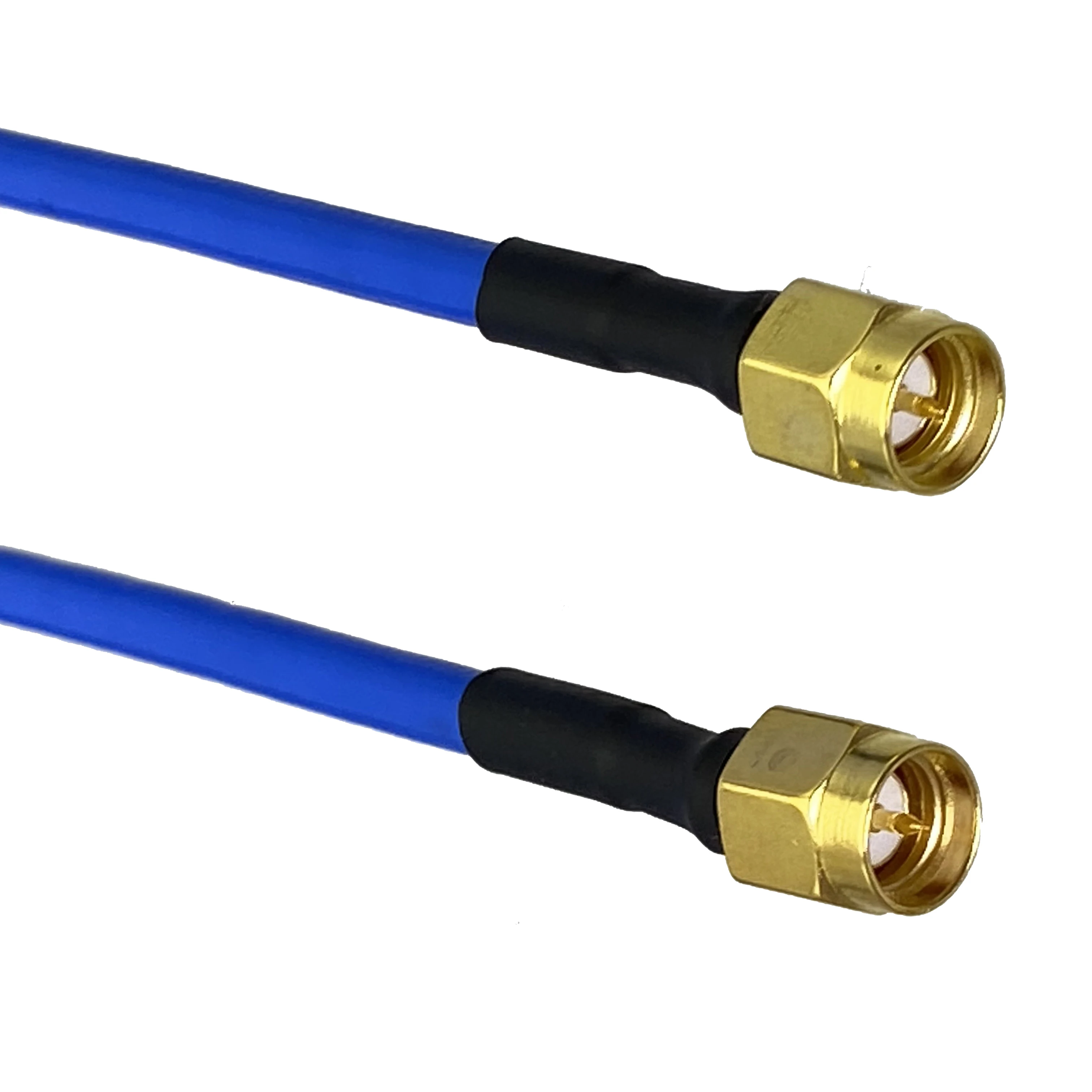 1 stücke SMA Stecker auf SMA Stecker RG402 0.141 "Blau Kabel Flexible Zopf 4 zoll ~ 20M RF Koaxial Stecker Image
