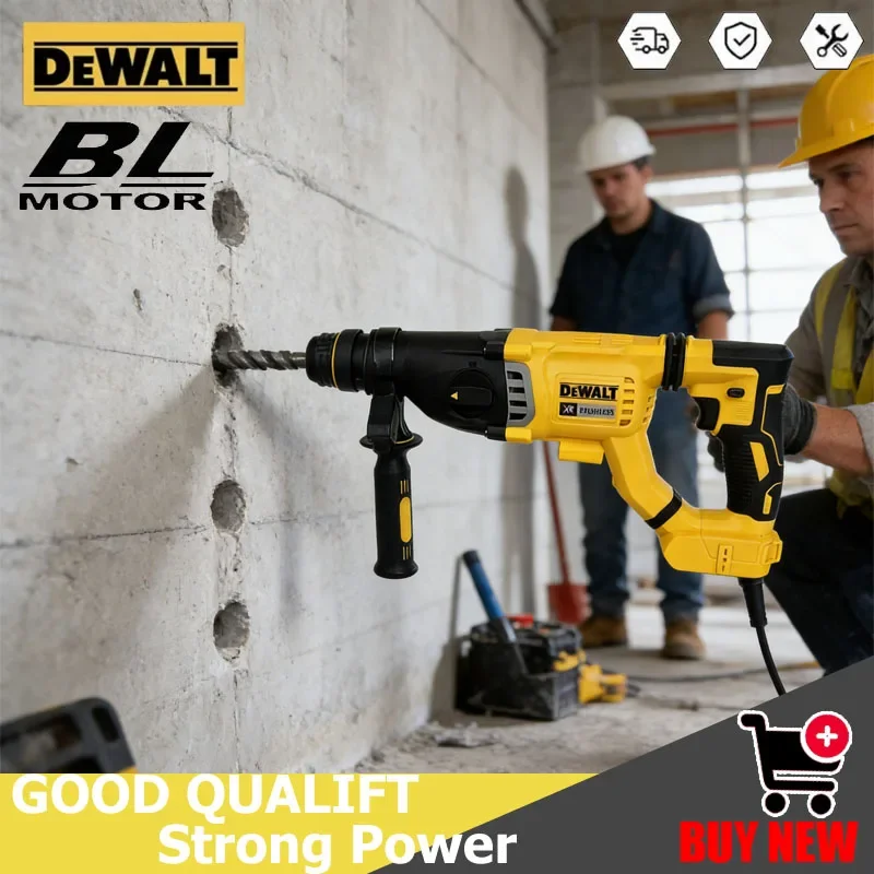 Dewalt XZDCQ01 20V Bürstenloser Akku-Bohrhammer SDS PLUS D-Griff Rotations-Elektrohammer Wand- und Betonbohrer Image