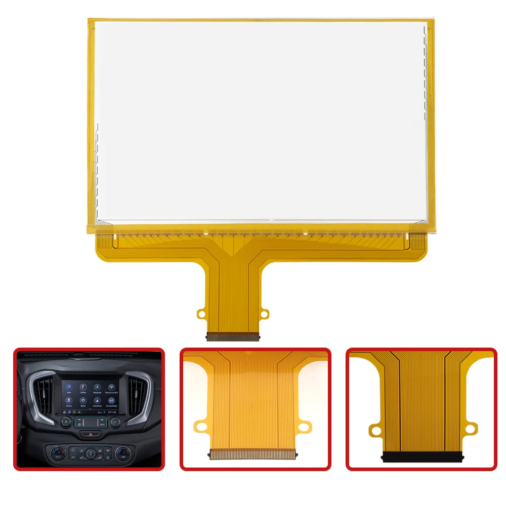 8 Zoll 55 Pin Navigationsradio Touchscreen DJ080PA-01A Glas-Digitizer-Panel für Chevrolet GMC Mylink Yukon Suburban Tahoe Image