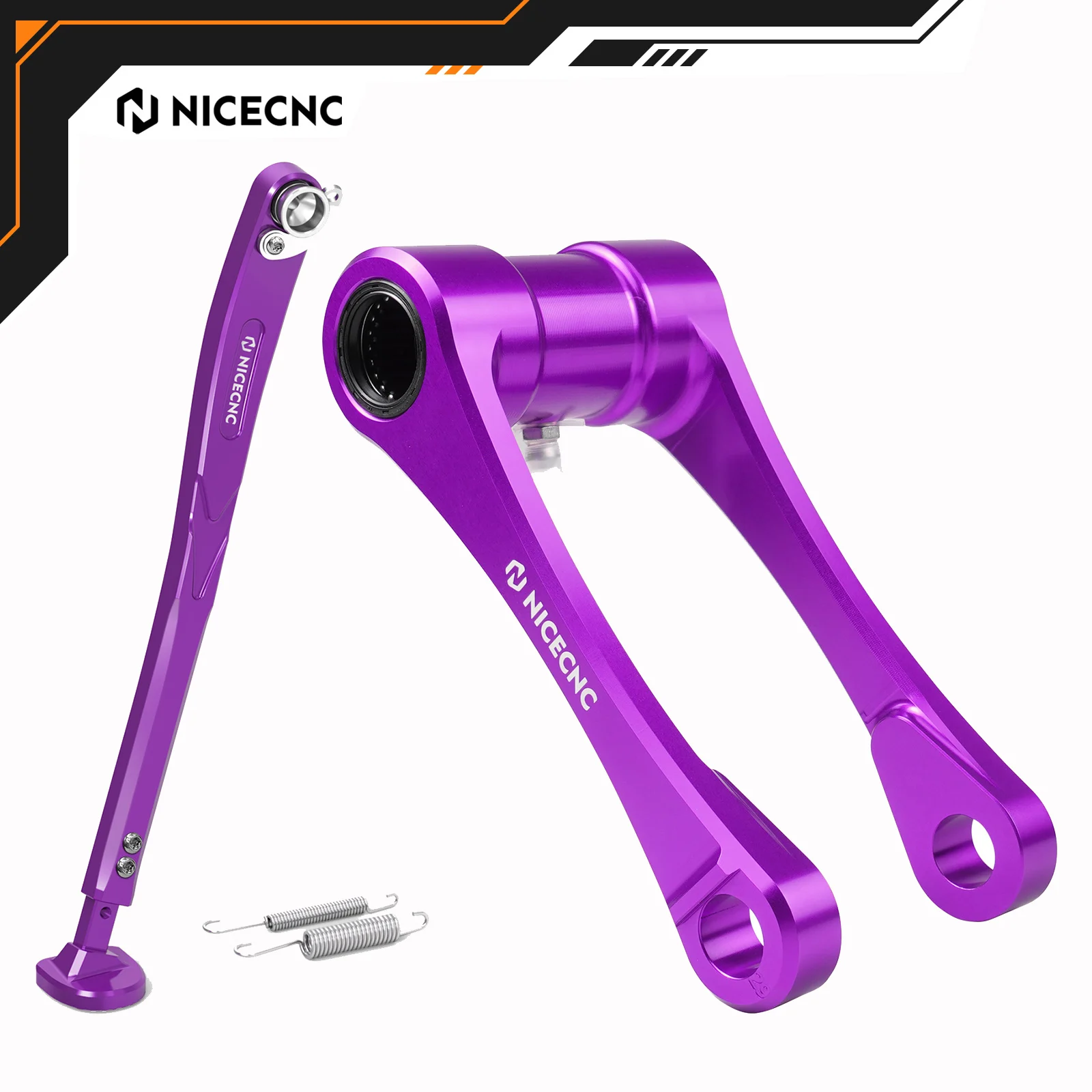 NICECNC für Stark Varg EX MX 2024–2025, verstellbarer Ständer und 1 Zoll Tieferlegungsgestänge, Aluminium-Elektromotorrad-Zubehörteile Image