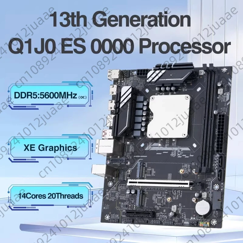 13. Generation Q1HY Hauptplatine CPU-Set I9 13900 Desktop-Computer DIY Gaming Büro DDR5/Q1J0/i5/i7/i9 Image