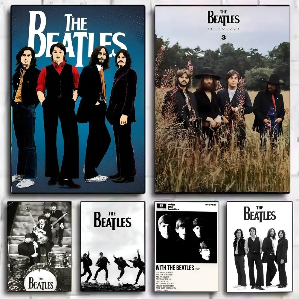 Der B-Beatles-Poster-Wandkunstdruck, geeignet für Wohnzimmer, Schlafzimmer, Bar, Salon, Heimdekoration, Geschenk