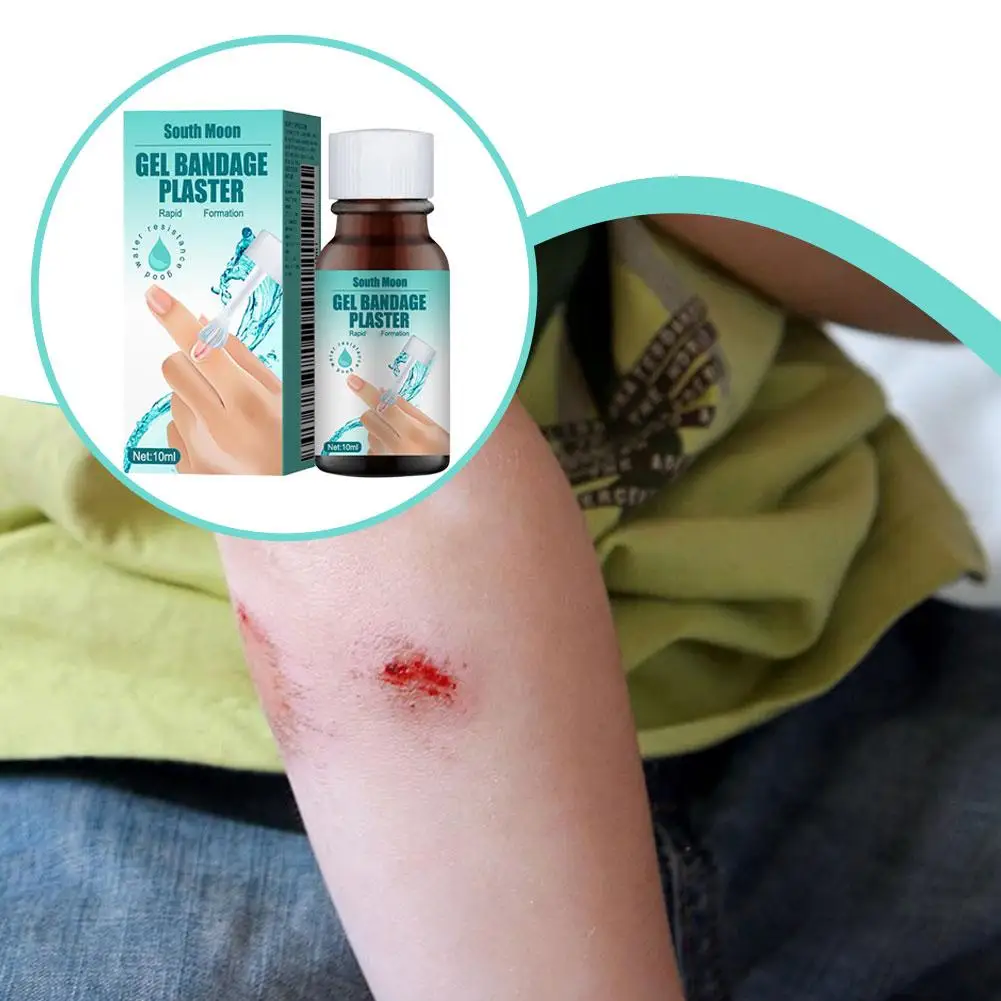 1/3/5 Stück 10 ml Flüssigverband Hautpflege-Tropfen Wasserdichtes, unsichtbares Beschichtungsgel für den täglichen Oberflächenschutz, physikalische Abschirmung Image