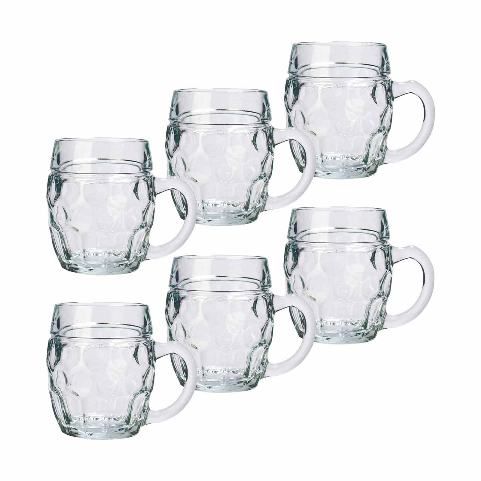 Bierkrug STÖLZLE "Bierkrüge Tübinger 300 ml 6er Set transparent", bunt (transparent), 6 tlg., Glas, Trinkgefäße Image