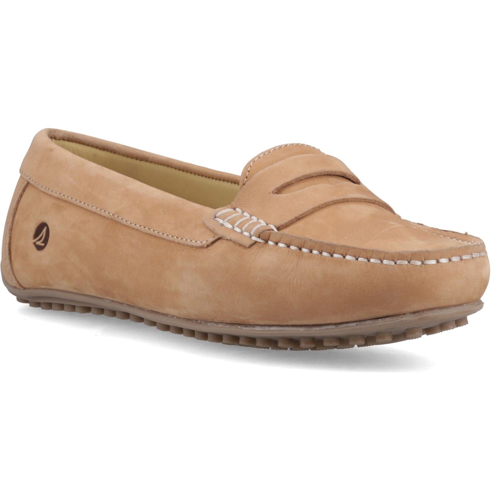 Sperry Tubarao Slip-On Nubuck Damen Mokassins Schuhe in Tan