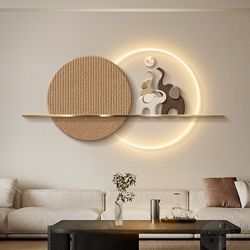 Lightinthebox 1-Licht 100 cm LED-Wandleuchten, Wandleuchten, modernes Licht, Luxus-Stil, Schlafzimmer, Esszimmer, Kunstharz-Wandleuchte, 110–120 V, 220–240 V Image