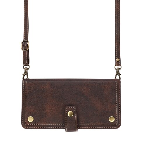 Handy Hülle Handyhüllen Für Samsung Galaxy S26 Ultra Plus S25 S24 S23 S22 S21 FE S21 Ultra Plus A34 A12 A32 Handtasche Brieftaschenhülle mit verstellbarem Umhängeband Mit Abnehmbarem Schultergurt Mit Image