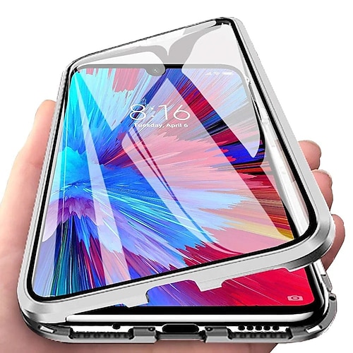 Handy Hülle Handyhüllen Für Samsung Galaxy S26 Ultra Plus S25 S24 S23 S22 S21 Ultra Plus S20 A14 A34 A54 Magnetische Adsorption Transparent Beidseitig Unterstützt kabelloses Laden Gehärtetes Glas Image