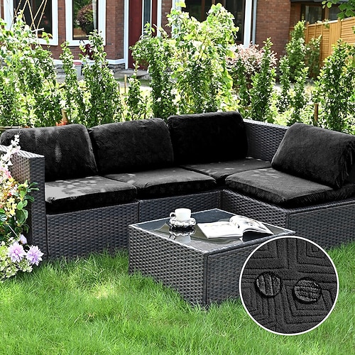 wasserdichte Outdoor-Kissenbezüge, TPU-beschichtete Sofakissenüberzüge, Schutzhüllen für Gartenmöbel und Terrassensessel