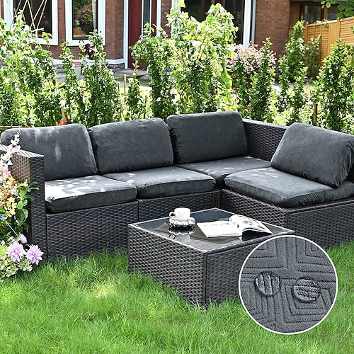 wasserdichte Outdoor-Kissenbezüge, TPU-beschichtete Sofakissenüberzüge, Schutzhüllen für Gartenmöbel und Terrassensessel