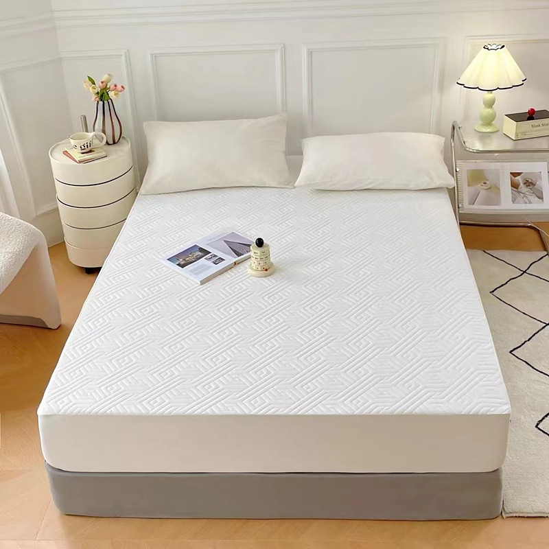 Waterproof Mattress Protector Thickened Quilted Bed Cover Waterproof Bed Pad Mattress Protector for Mattress with Air Layer