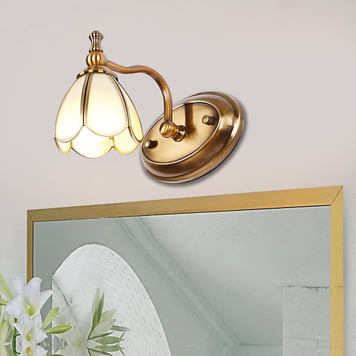 Schminktischleuchte mit LED-Spiegelfrontleuchte, LED-Badezimmerbeleuchtung über Spiegel, schwarze Wandleuchten für Badezimmer, Schlafzimmer, Wohnzimmer, Schrank Image