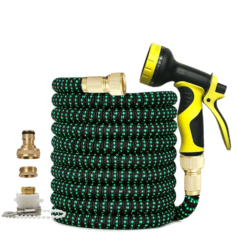Erweiterbarer magischer flexibler Gartenschlauch, Autowasch- und Rasenbewässerungswerkzeug, landwirtschaftliches Bewässerungswerkzeug Image