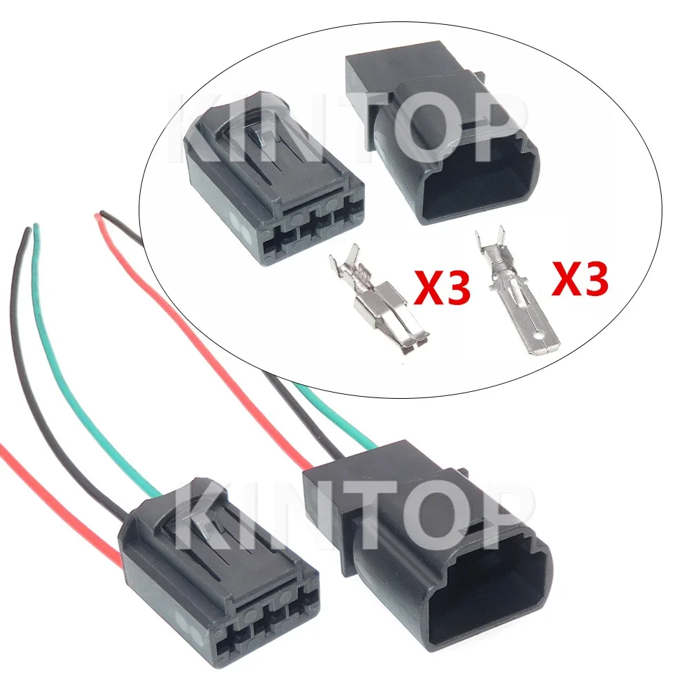 1 Set 3 Pins 1823137-1 1823138-1 AC Assembly Car Electric Wire Socket with Cables 4G0919321A 4G0919321 Auto Connectors