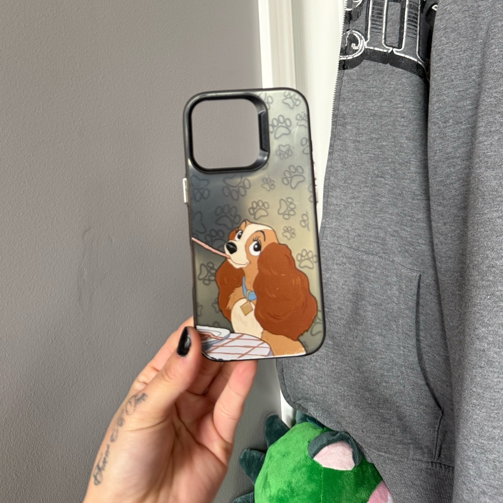 Disney Cell Phones & Accessories | Lady And The Tramp Phone Case | Color: Gray/Tan | Size: Os